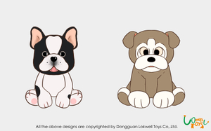 Soft bulldog toys/ Custom animal plush toys